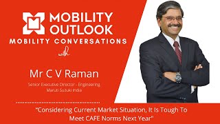 Considering Current Market Situation It Is Tough To Meet CAFE Norms CV Raman Maruti Suzuki [upl. by Cohlier669]