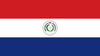 Bandera e Himno Nacional de Paraguay  Flag and National Anthem of Paraguay [upl. by Ahsauqram813]