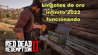 Red Dead Redemption 2 lingote de oro infinito funcionando 2022 [upl. by Stanfield]