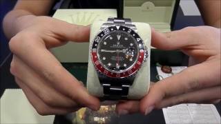 Rolex GMT Master II 16710 Coke Serie F  WatchesGMT [upl. by Doerrer]