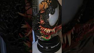 Unboxing Assembly and Review of the Custom LifeSized Venom Bust by ATF Want [upl. by Erlandson]