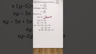 How to Find the Inverse of a Function A StepbyStep Guide for Beginners educationalvideo [upl. by Llemrej413]