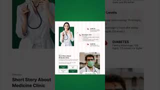 landing page UI design tutorial I Figma Health Care Landing page [upl. by Nnyluqcaj]