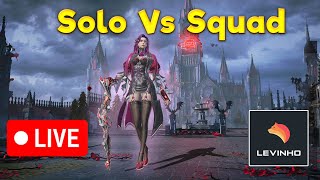 🔴 Levinho Solo Vs Squad PUBG MOBILE 🔴 [upl. by Yleak]