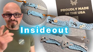 Benchmade Water Adira InsideOut review MagnaCut hardness factory edge lock test 9 May 2024 [upl. by Akiria]