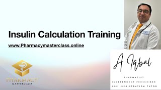 GPHC Calculation Training  Insulin [upl. by Einahteb]