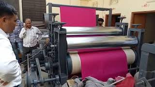 4 Bowl Fabric Calender Machine [upl. by Ravid]