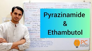 Antitubercular drugs Part 4 Pharmacology of Pyrazinamide and Ethambutol [upl. by Thora644]