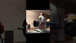 DEADLIFT DEFICIT 455lbs  206 4kg 10 REPS RAW gym deadlift power [upl. by Melessa]