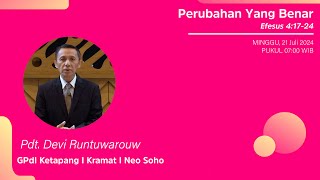 Ibadah Online Gereja Pantekosta di Indonesia  21 Juli 2024  GPdI Ketapang [upl. by Markson]