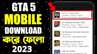 GTA 5 Mobile Release From Play Store  GTA V Mobile For Android  GTA 5 Mobile Version [upl. by Kial]