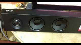 LG SJ3 300W Wireless Dolby DTS Bluetooth Sound bar UNBOXING  LG SJ3 SOUNDBAR DOLBY DTS SOUND TEST [upl. by Ollehcram]