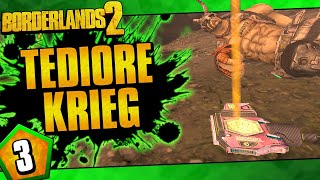 Borderlands 2  Tediore Allegiance Krieg Challenge Run  Day 3 [upl. by Virgel730]