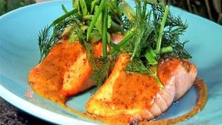 How To Cook Slow Roasted Salmon With Sweet Mustard Sauce [upl. by Innek]