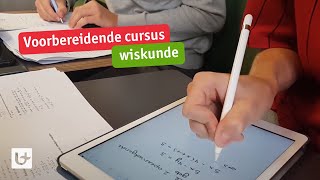 Nieuwe studenten TEW en Handelsingenieur frissen leerstof Wiskunde op [upl. by Atteloiv]