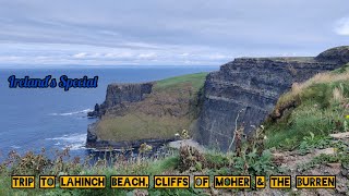 Never Miss The Trip To Explore Irelands Lahinch Beach Cliffs of Moher amp The Burren  VLOG  4 [upl. by Baerman]