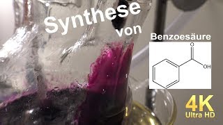 Synthese von Benzoesäure Oxidation von Toluol [upl. by Zerline560]