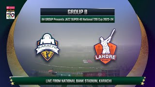 Live  Karachi Whites vs Lahore Blues  Match 19  National T20 202324  PCB [upl. by Alvarez]