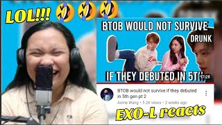 BTOB Reaction  BTOB would not survive if they debuted in 5th gen part 2 by Aome Wang [upl. by Nnanerak]