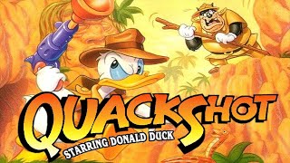 QUACKSHOT Mega Drive Walkthrough starring Donald Duck  Playthrough  Gameplay  Sega Genesis [upl. by Fairlie]