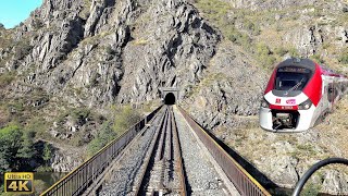 4K Cabride Nimes  ClermontFerrand quotLe Cévenolquot  107 Tunnels  71 Viaducs From 43 to 1023m [upl. by Googins]