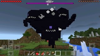 Minecraft Pe  How To Spawn A Wither Storm  Minecraft Pocket Edition [upl. by Aubry]