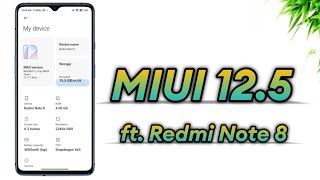 OFFICIAL MIUI 125  MiuiMix v2147 Android 11 ft Redmi Note 8  Finally a Superfast Update 🔥🔥 [upl. by Lu]