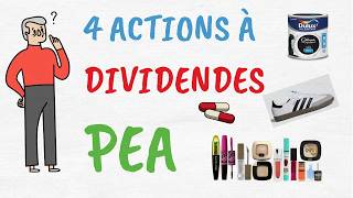 🤑 PEA et DIVIDENDES  4 excellentes actions de croissance [upl. by Nij]