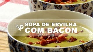 Sopa de ervilha com bacon [upl. by Yajeet383]