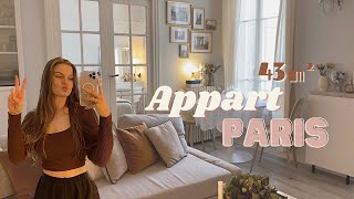 Mon Appartement Tour à PARIS 🤎  43 m2 appart tour [upl. by Muriah557]