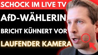 LIVESCHOCK 🚨 AfDWählerin VERMÖBELT SPD und CDU – Kühnert ZERBRICHT vor MILLIONEN Zuschauern [upl. by Cissie]