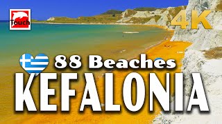 88 Best Beaches of KEFALONIA Greece 4K ► Top Places amp Secret Beaches in Europe touchgreece [upl. by Keung15]