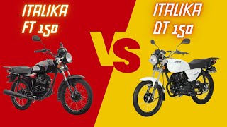 ITALIKA FT 150 vs ITALIKA DT 150  Cual es Mejor [upl. by Lyret]