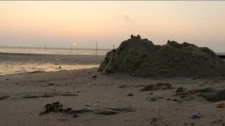 Sommeranfang Sonnenaufgang über der Nordsee bei Hooksiel [upl. by Janie979]