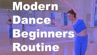 Easy dance routine for beginners from Modern Dance Workout [upl. by Gnal]