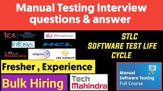 STLC  Software Test Life Cycle  Manual Functional Mobile Testing Full Course syllabus wise [upl. by Aerdnat]