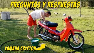 Preguntas y Respuestas  Lavando YAMAHA CRYPTON  Radialero Team [upl. by Anicul]