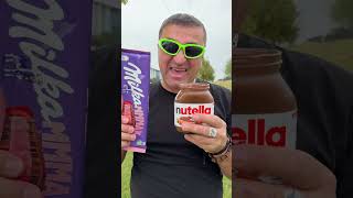 Gegagedigedagedago and Nutella chocolate 🍫😂🤪shorts viral gukafamilyshow [upl. by Ynnaffit]