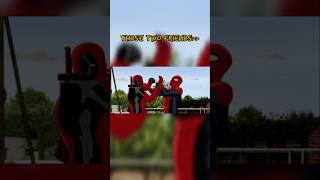 Spidey amp deadpool deadpool youtubeshorts marvel shorts short shortvideo subscribe trending [upl. by Ixela]