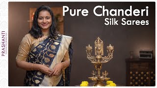 Pure Chanderi Silks by Prashanti  16 November 2021 [upl. by Newmark]