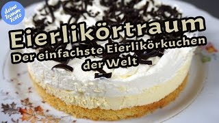 Eierlikörtraum  Der einfachste Eierlikörkuchen der Welt  Kuchenrezepte [upl. by Ahsik]