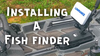 Mounting a Fish Finder on a Fishing Kayak  Bonafide SS127 Dry Pod [upl. by Einitsed938]