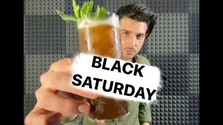 BLACK SATURDAY  Ricetta Cocktail Giorgio Chiarello [upl. by Naesyar]