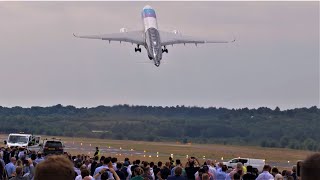 A350 vs 777X  Farnborough Airshow 2022 flying display [upl. by Charissa618]