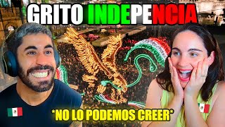 REACCIÓN 🇲🇽 ¡ASÍ ESTÁ MÉXICO EN EL GRITO DE INDEPENDENCIA 2024 🇲🇽 NOS EMOCIONAMOS😊 [upl. by Moody]