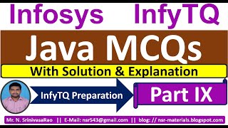 InfyTQ Java MCQs  Java MCQs for Infytq 2023  Java MCQs Solution amp Explanation  Part9 [upl. by Azmuh]