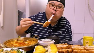 「혼밥 가이드」나도 미쳤지 이거 튀길라고 튀김기를 사냐😎 치즈돈까스 ASMR MUKBANG Cheese Pork Cutlet amp Gopchangjeongol [upl. by Solange]