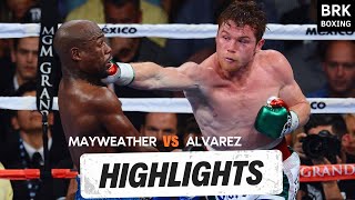 Floyd Mayweather USA vs Canelo Alvarez Mexico  BOXING fight HD 60 fps [upl. by Dlanar]