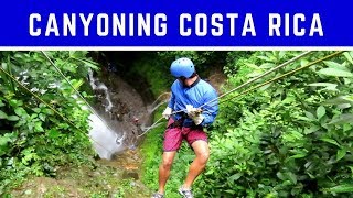 Canyoning Pure Trek Arenal  Waterfall Rappelling La Fortuna [upl. by Ayekan798]