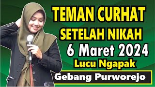 TEMAN CURHAT SETELAH MENIKAH PENGAJIAN BERSAMA MUMPUNI HANDAYAYEKTI DI PURWOREJO 6 MARET 2024 [upl. by Airetnuhs]